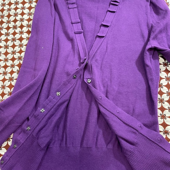 Purple Cardigan - Picture 9 of 11